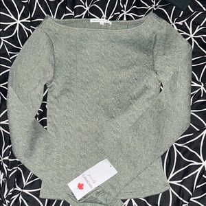 adorable green crochet top